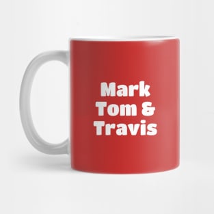 Blink-182 Band Member White Type Mug